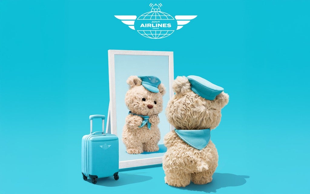 Jellycat Bartholomew Bear Junior 'Pilot' | Mello Mello